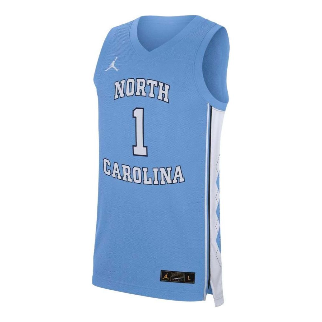Air Jordan North Carolina Tar Heels #1 Replica Basketball Jersey 'Carolina Blue ' AT8799-UNC sold by KicksCrew