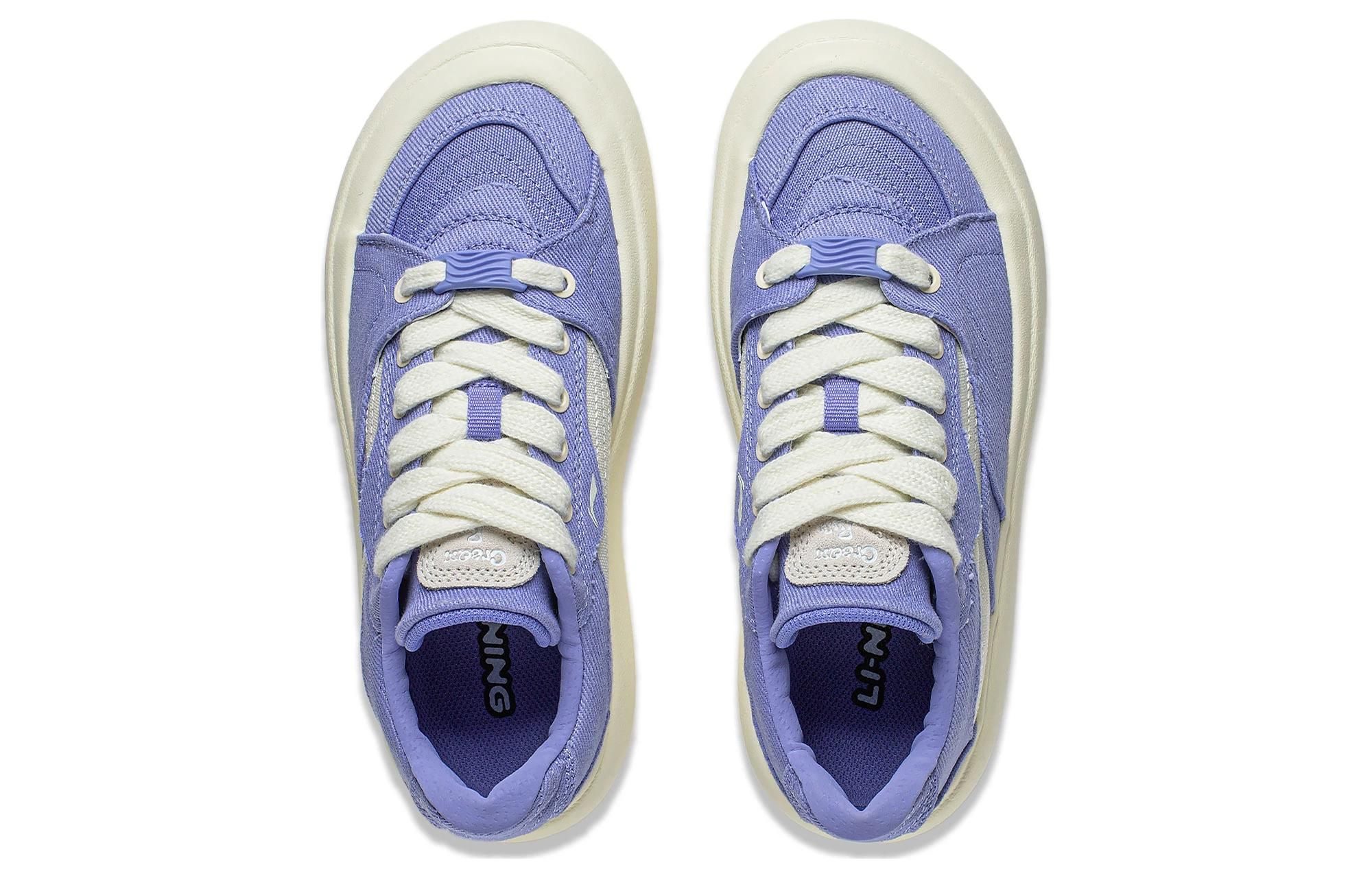 (WMNS) Li-Ning Puff Platform 'Purple Beige' AZGT026-8 sold by KicksCrew product image thumbnail 3