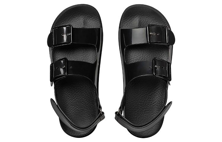 (WMNS) Gucci Mini Double G Sandal 'Black Rubber' 660243-J8700-1000 sold by KicksCrew product image thumbnail 4
