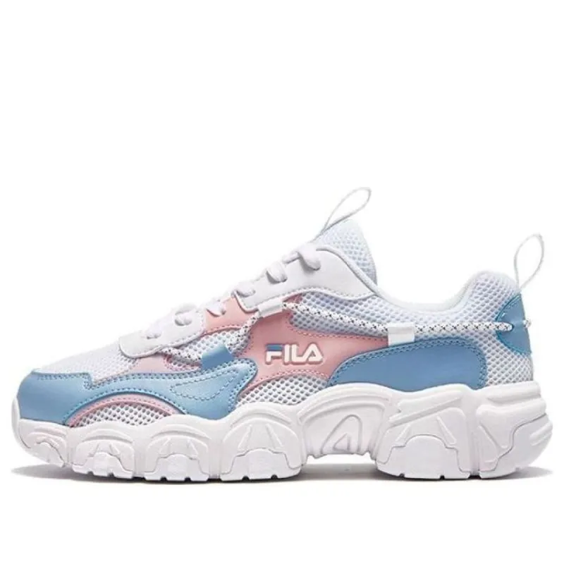 (GS) FILA Fluid Low-Top Sport Shoes 'White Blue Pink' K15G321131FWB sold by KicksCrew