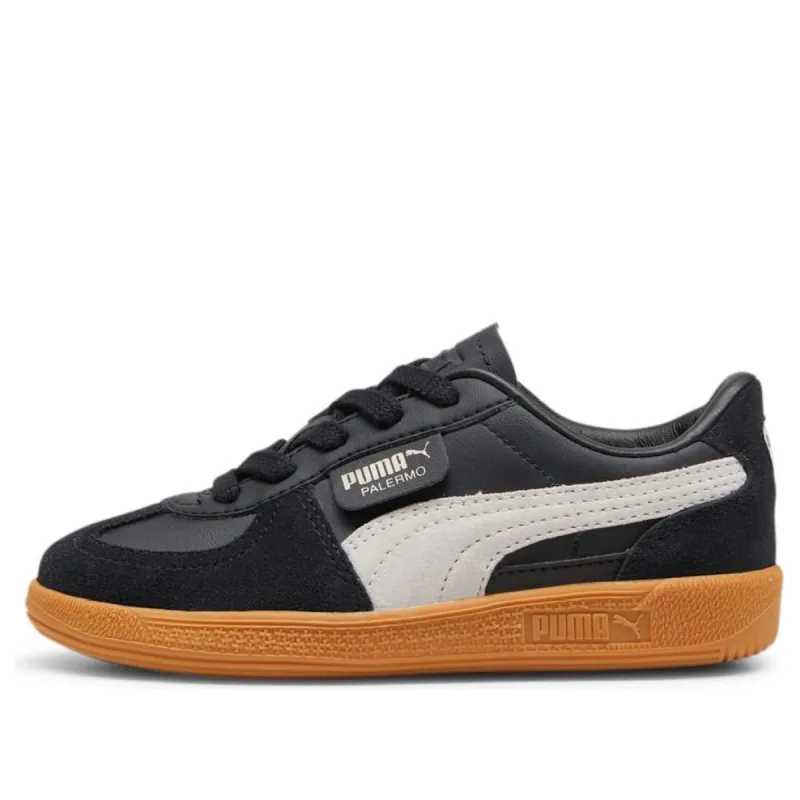 (PS) PUMA Palermo Leather 'Black Feather Grey Gum' 397276-03 sold by KicksCrew