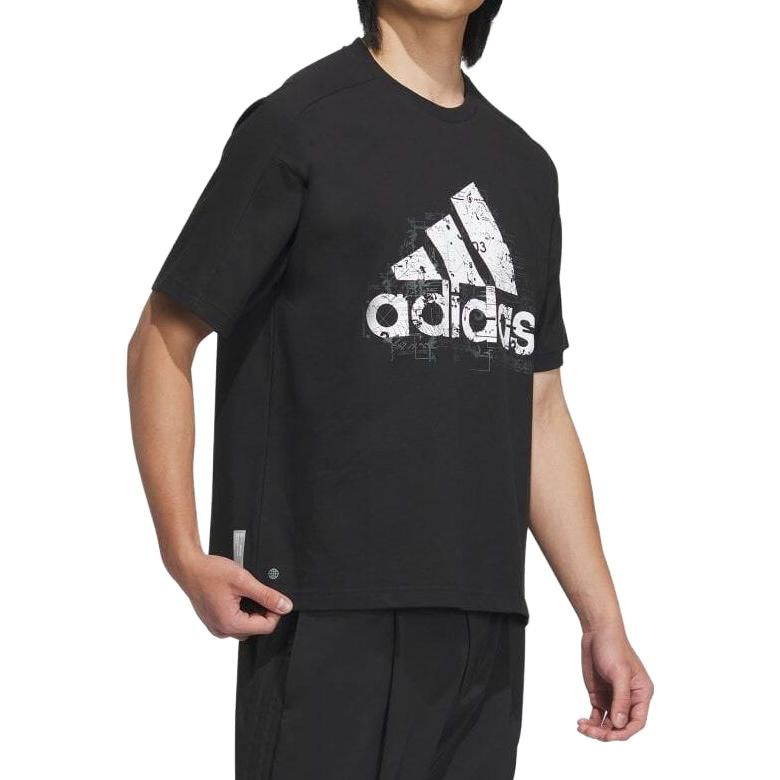 adidas City Escape Loose Fit Badge Of Sport Graphic T-Shirt 'Black' IA9429 sold by KicksCrew product image thumbnail 4