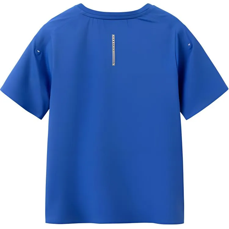 (GS) ASICS Athletics T-shirt 'Blue White' 332241173023 sold by KicksCrew product image thumbnail 2
