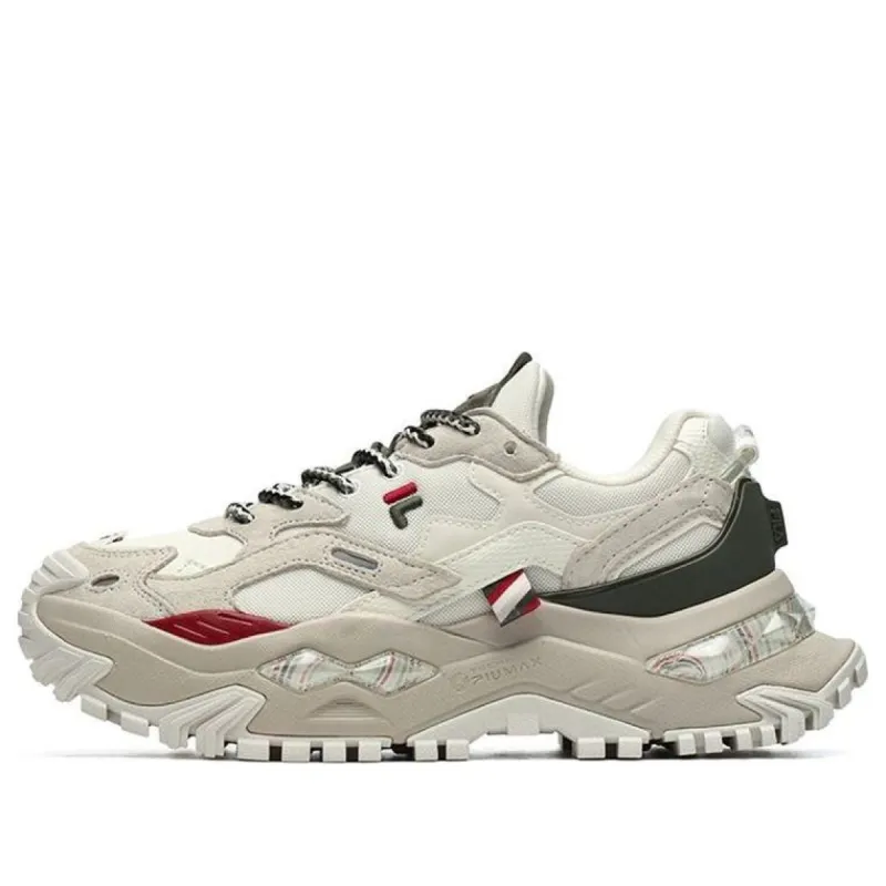 (WMNS) FILA FUSION Bianco Sneakers 'White Beige' T12W219102FRD sold by KicksCrew