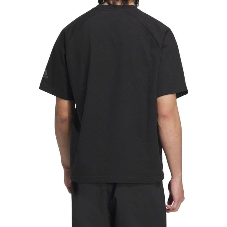 adidas City Escape Loose Fit Badge Of Sport Graphic T-Shirt 'Black' IA9429 sold by KicksCrew product image thumbnail 3