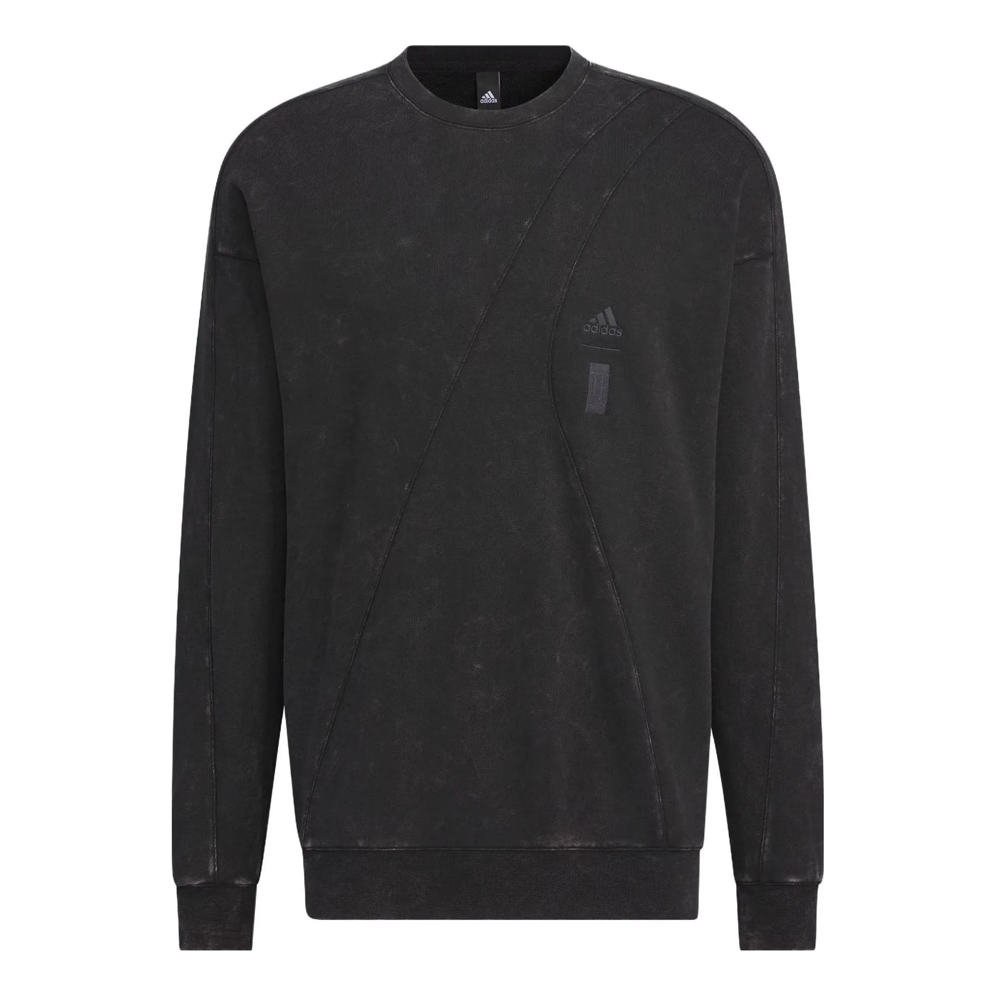 adidas Wuji Dye Crew Sweatshirt 'Black' IS0453 sold by KicksCrew