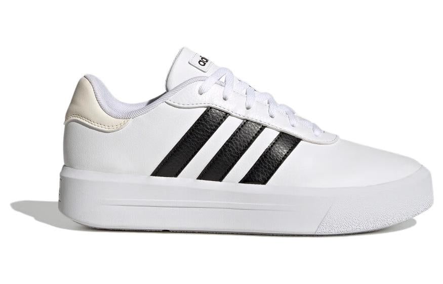 (WMNS) Adidas Court Platform Shoes 'White Black' HQ4532 sold by KicksCrew product image thumbnail 2