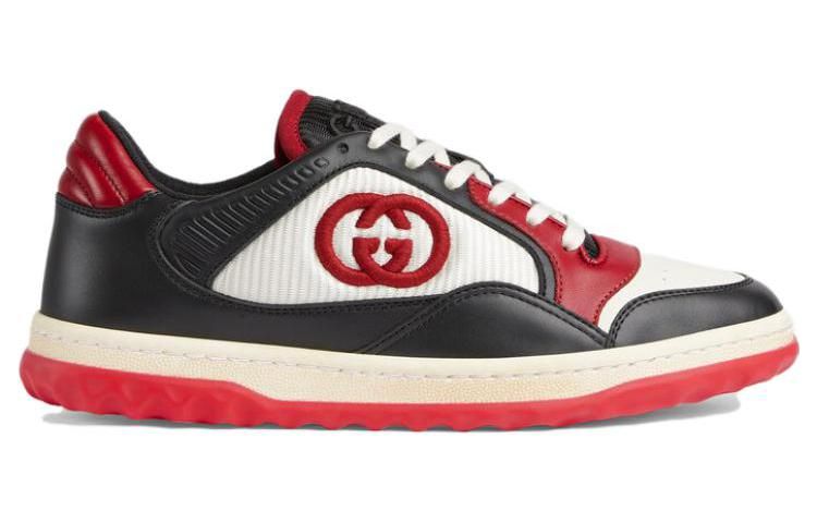 (WMNS) GUCCI MAC80 Embroidered Sneakers 'Black Red' 762501-AACNW-1051 sold by KicksCrew product image thumbnail 2