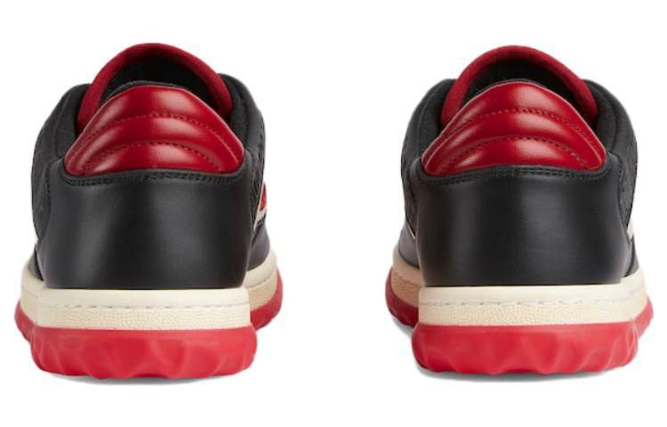 (WMNS) GUCCI MAC80 Embroidered Sneakers 'Black Red' 762501-AACNW-1051 sold by KicksCrew product image thumbnail 4