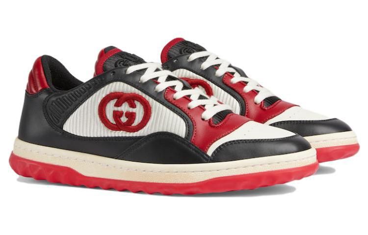 (WMNS) GUCCI MAC80 Embroidered Sneakers 'Black Red' 762501-AACNW-1051 sold by KicksCrew product image thumbnail 3