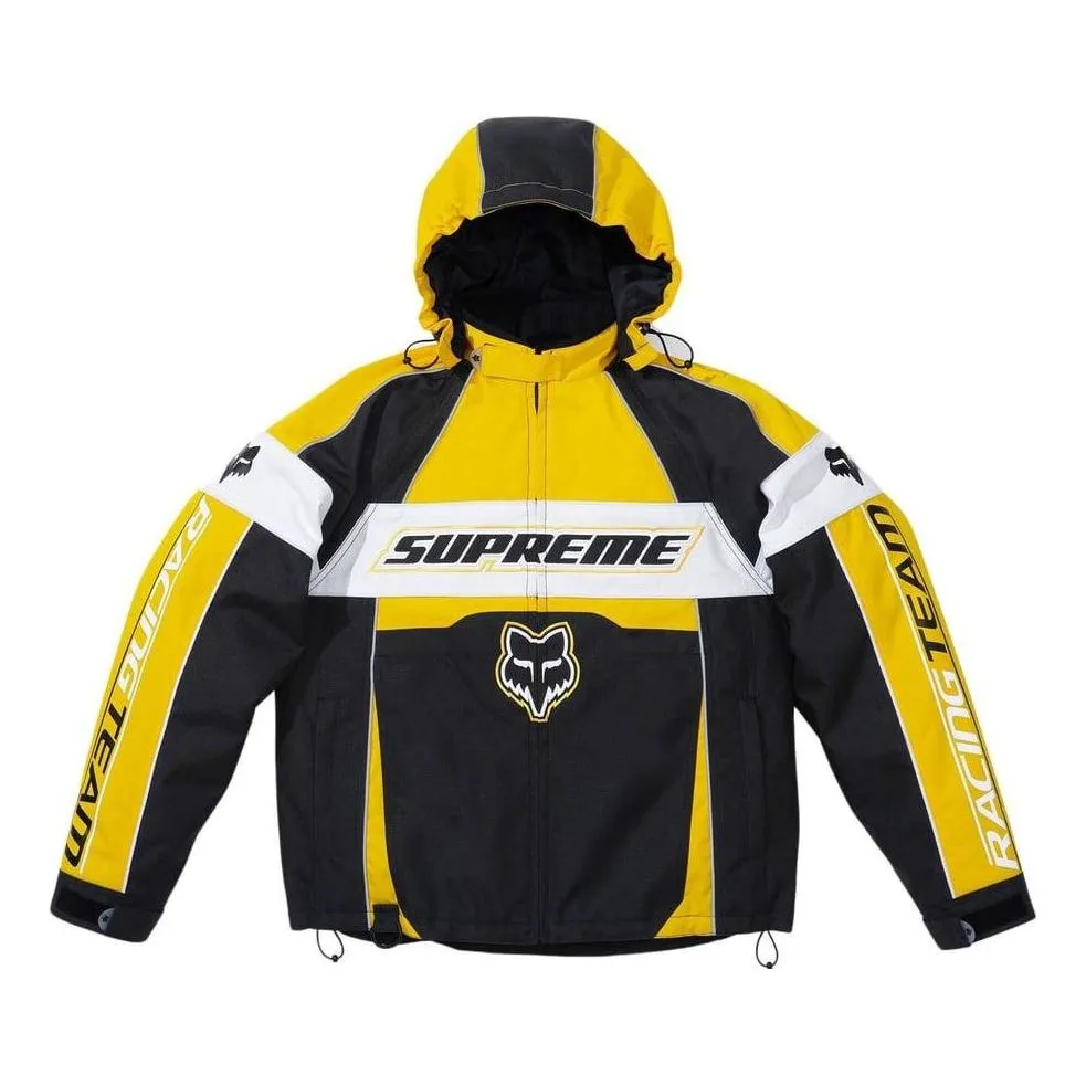 Supreme x Fox Racing Jacket 'Yellow Black White' SUP-FW23-145 sold by KicksCrew