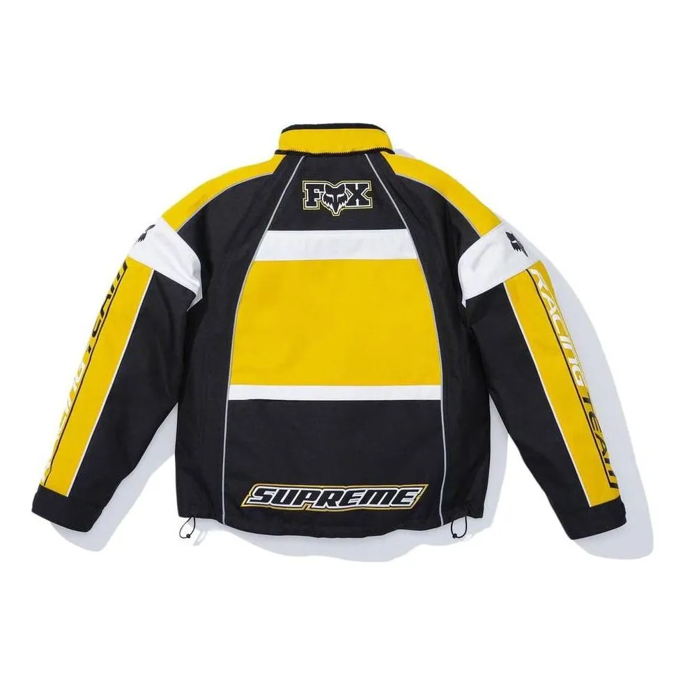 Supreme x Fox Racing Jacket 'Yellow Black White' SUP-FW23-145 sold by KicksCrew product image thumbnail 2