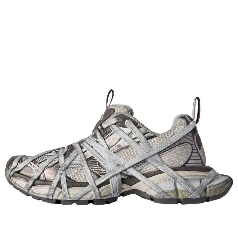 Balenciaga 3XL Extreme Lace Sneakers 'Brown Grey Beige Mesh and Polyurethane' 778698W3XLL2097 sold by KicksCrew