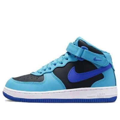 (PS) Nike Force 1 Mid LE 'Blue Lightning Black' DH2934-400 sold by KicksCrew