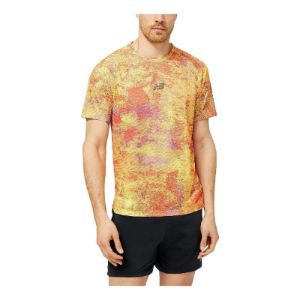 New Balance Impact Run AT Printed N-Vent Short Sleeve T-shirt 'Yellow Orange' MT23278-EPU sold by KicksCrew