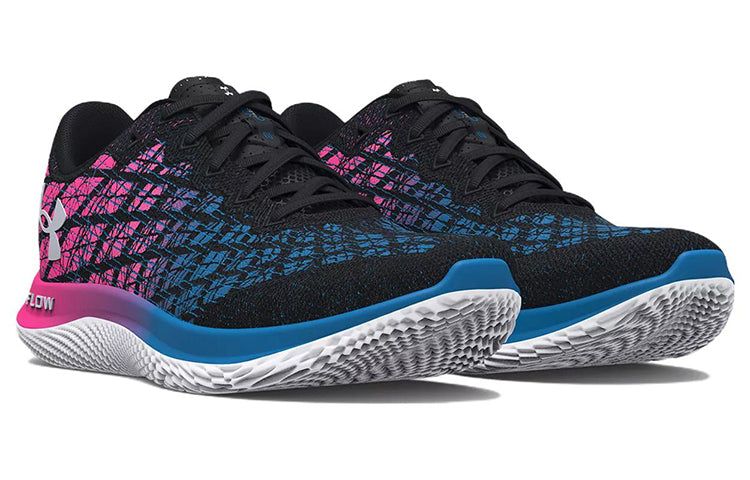 (WMNS) Under Armour Flow Velociti Wind 2 CN 'Black Bright Pink' 3025662-004 sold by KicksCrew product image thumbnail 3