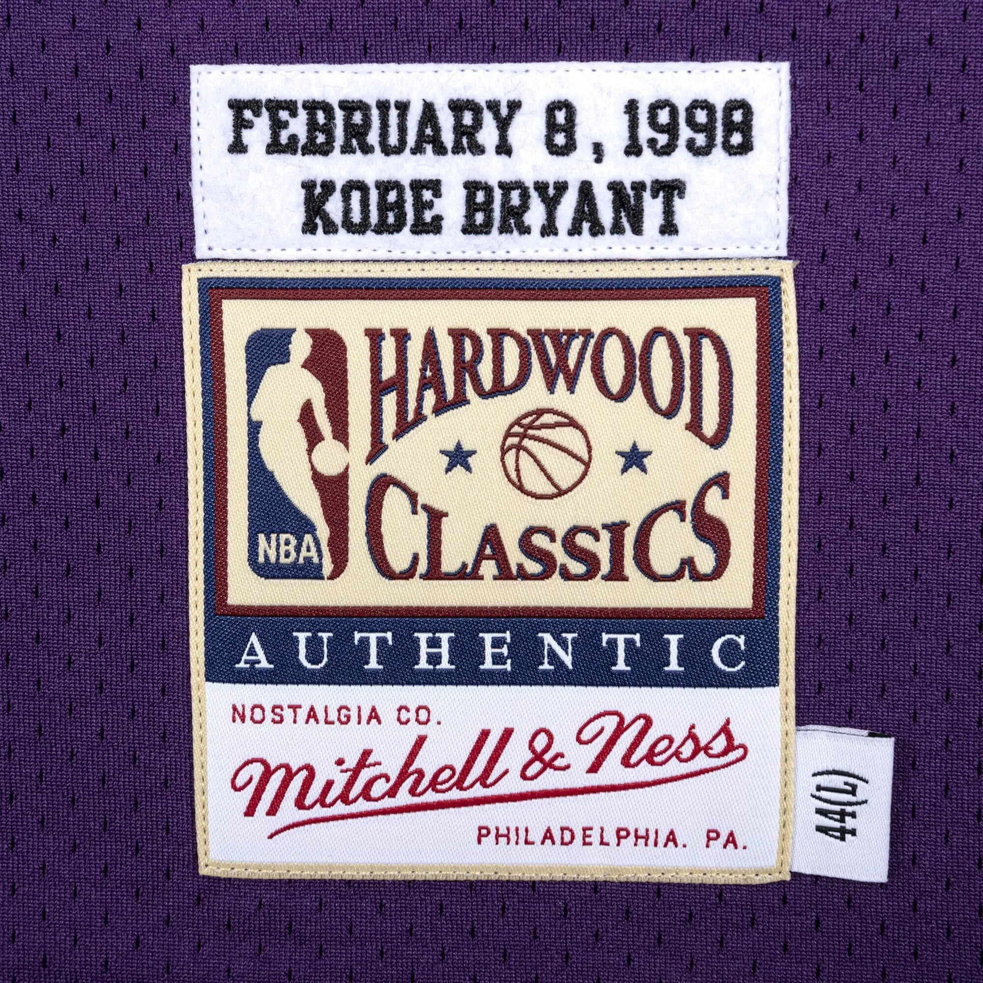 Mitchell & Ness x NBA All-Star 1998 West Jersey 'Kobe Bryant 8' AJY4CP19116-ASWPURP98KBR sold by KicksCrew product image thumbnail 3