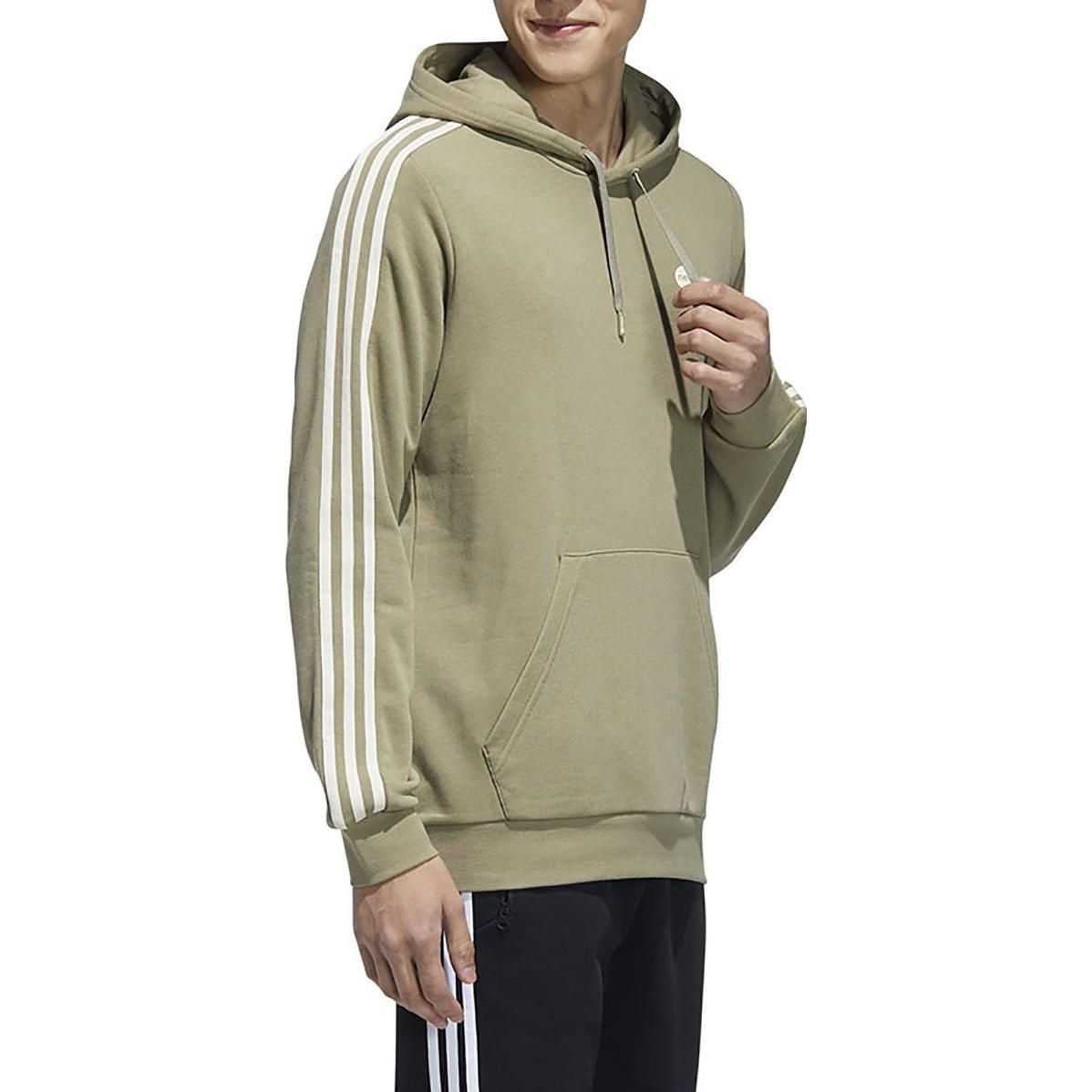 Adidas Neo CE 3-Stripes Hoodies 'Olive Green' HD4673 sold by KicksCrew product image thumbnail 4