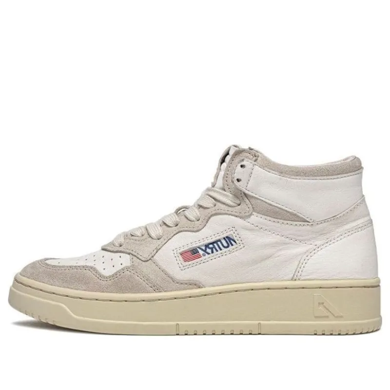 (WMNS) AUTRY Medalist Mid Leather and Suede 'White' AUMW-GS04 sold by KicksCrew