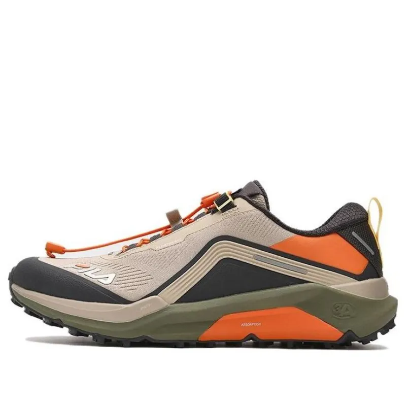 FILA 3A LYNX I+ Gold Terrain Trail Running Shoes 'Beige Green Orange' A12M341202FOA sold by KicksCrew