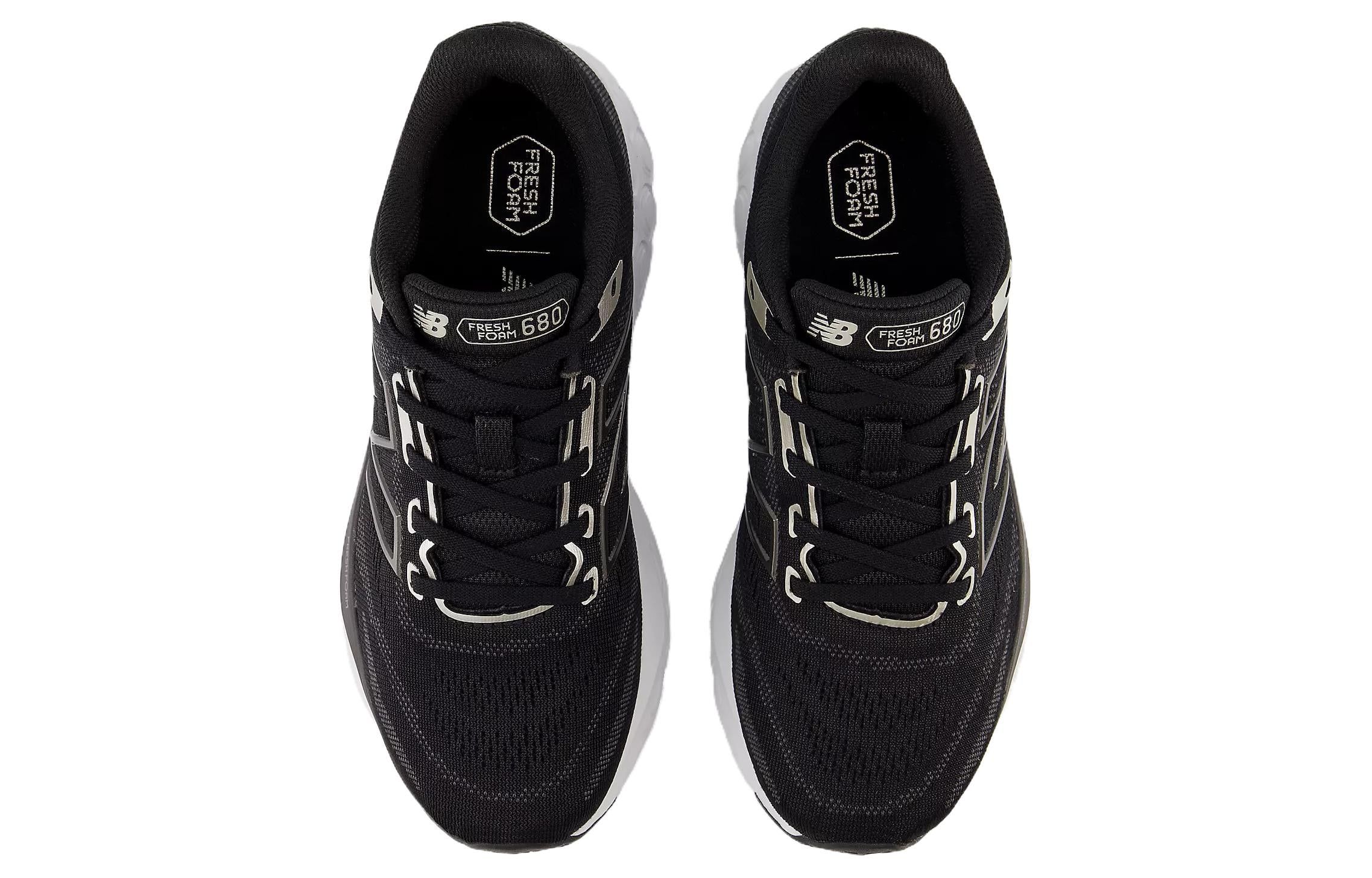 (WMNS) New Balance Fresh Foam 680 V8 Shoes 'Black White' W680LK8 sold by KicksCrew product image thumbnail 4