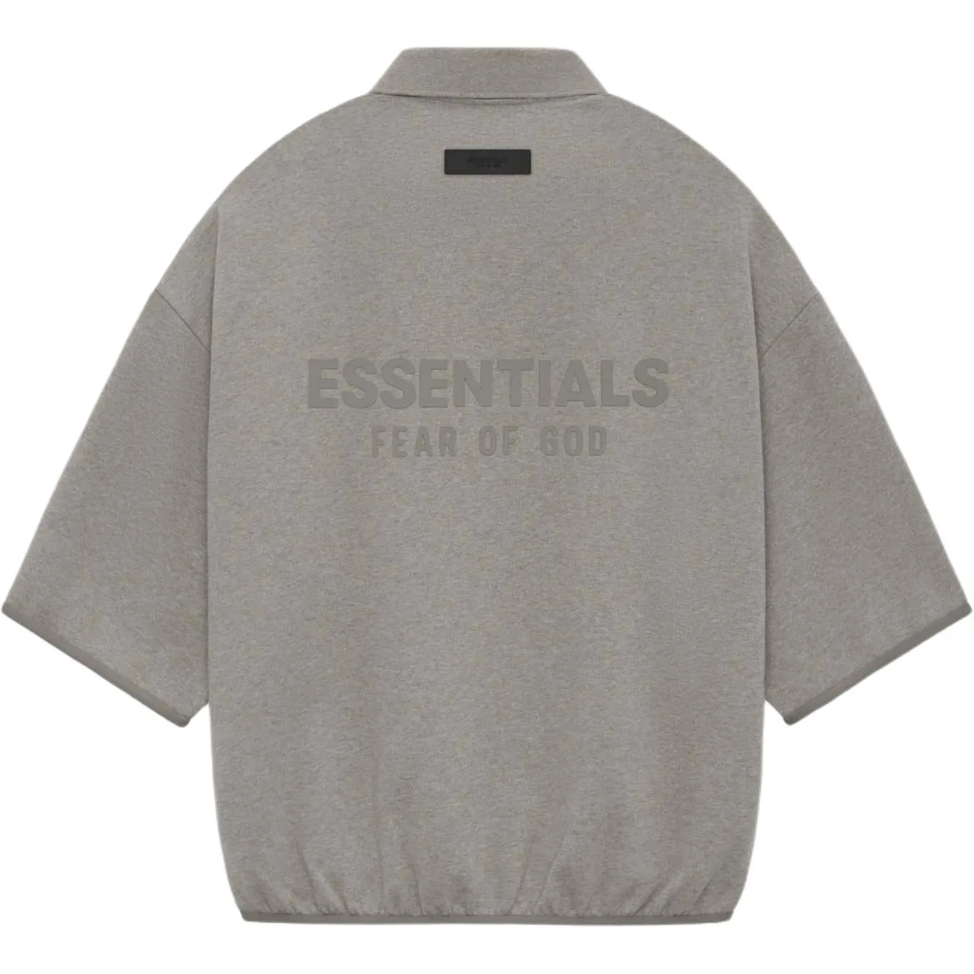 Fear of God Essentials SS24 3/4 Sleeve Polo Shirt 'Heather Grey' 192SU244401F sold by KicksCrew product image thumbnail 2