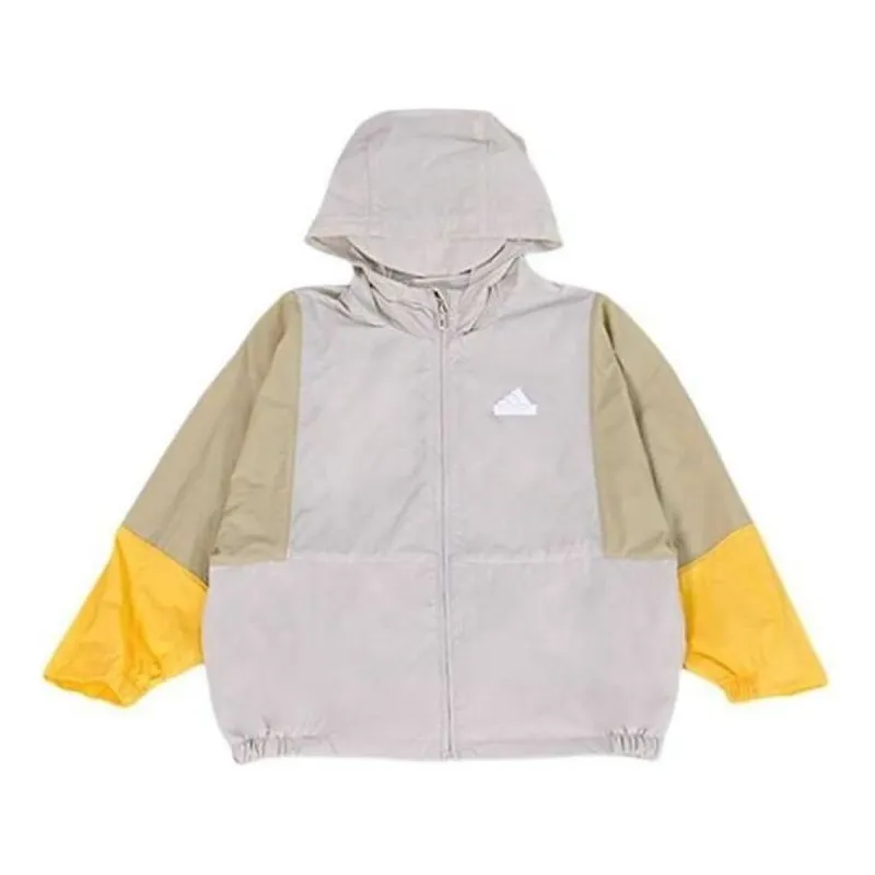 (PS) adidas Sport Jacket 'Grey Yellow' IT4042 sold by KicksCrew