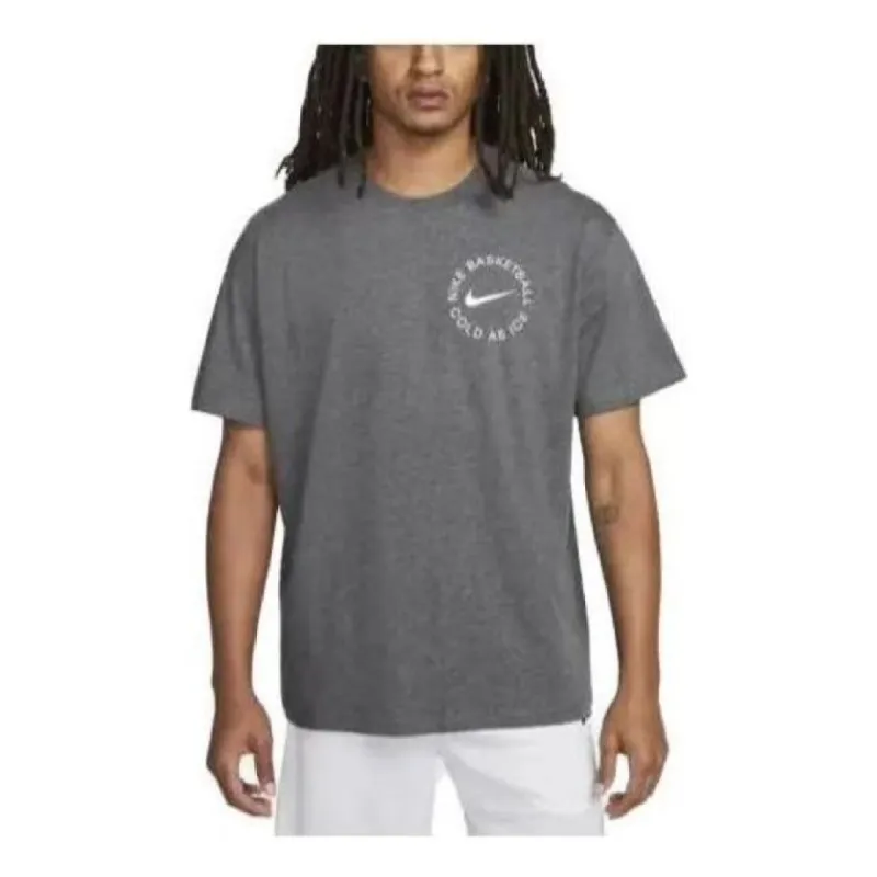 Nike Basketball T-Shirt 'Grey Blue' DV9717-010 sold by KicksCrew