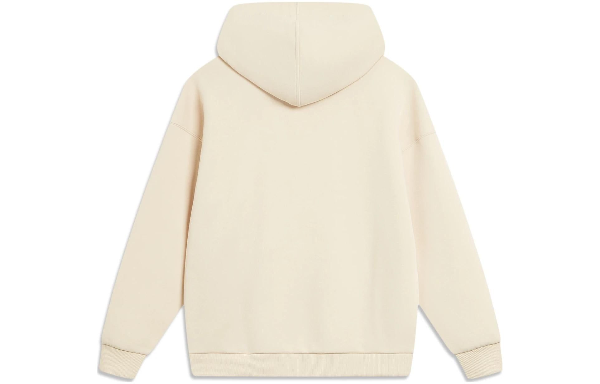 Li-Ning Anything Is Possible Logo Hoodie 'Creamy White' AWDT757-1 sold by KicksCrew product image thumbnail 2