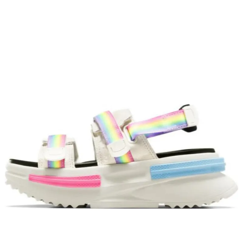 (WMNS) Converse Run Star Utility Sandals 'White Multi' A10219C sold by KicksCrew