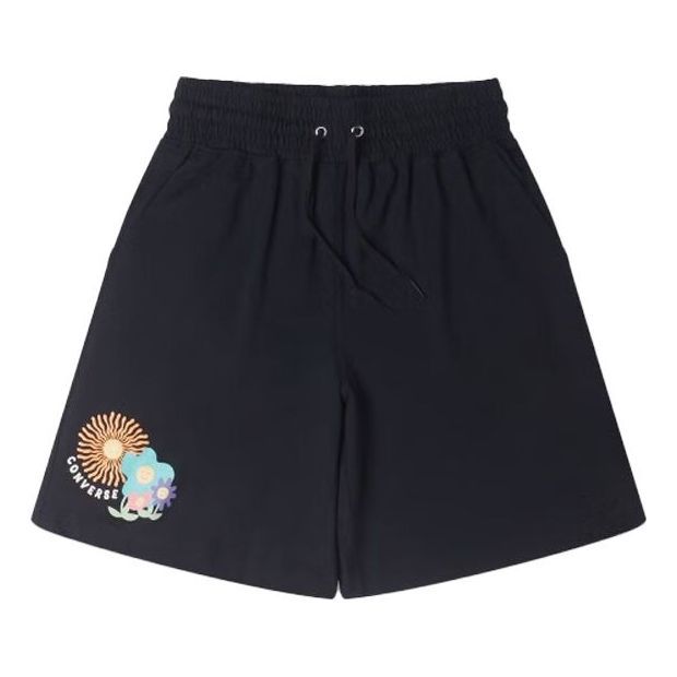 (WMNS) Converse Grow Together Knit Shorts 'Black' 10025446-A02 sold by KicksCrew