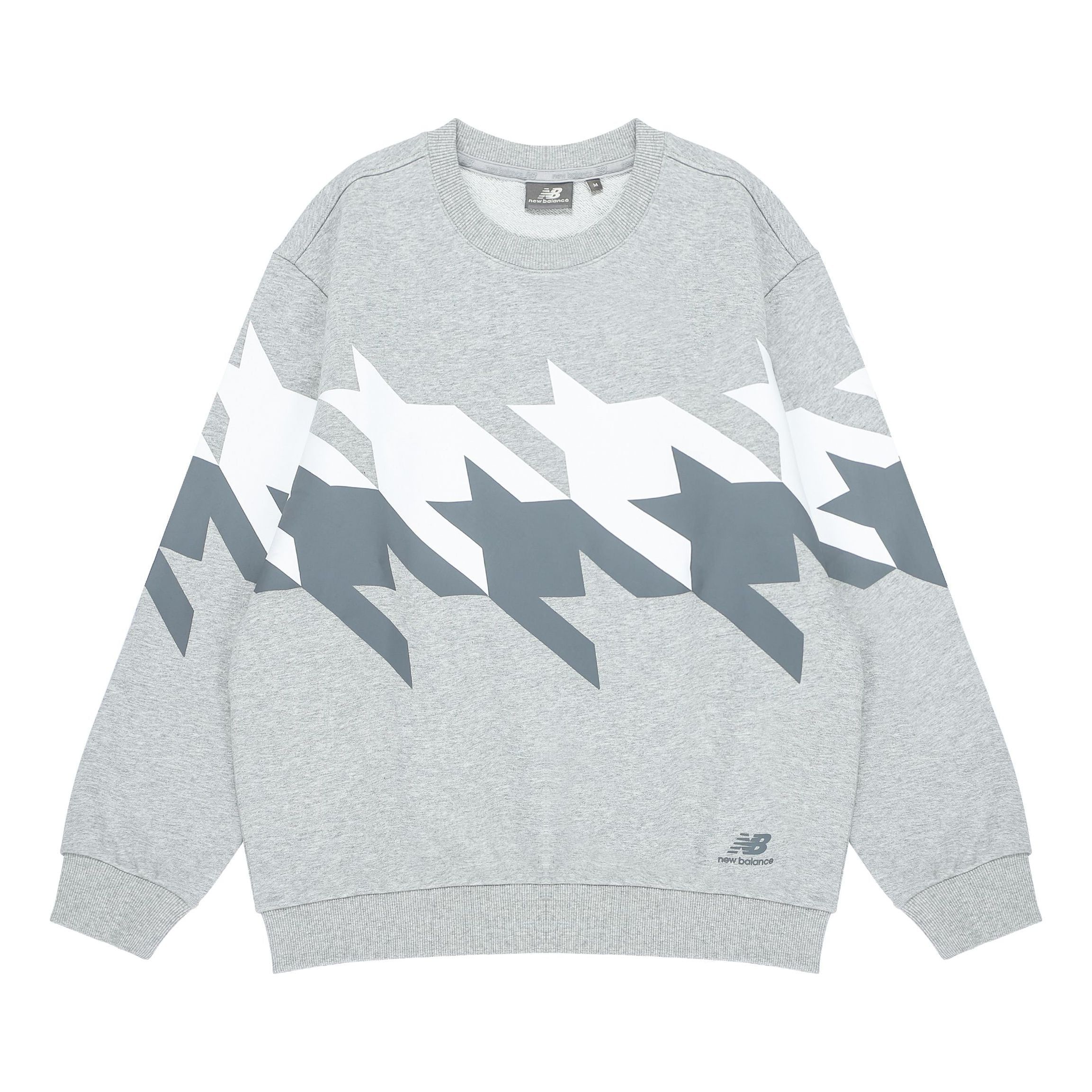 New Balance Sweatshirt 'Grey White' 5CC37253-MGR sold by KicksCrew