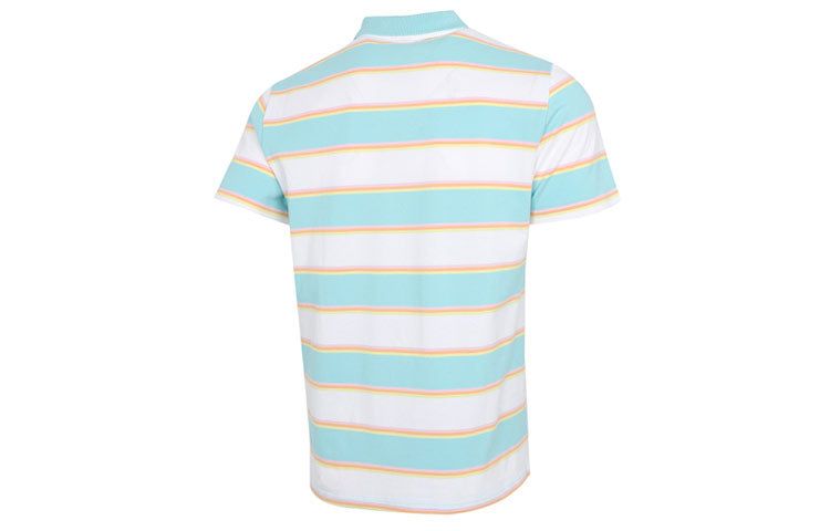 PUMA Downtown Stripe Polo Tee Shirt 'White' 599781-52 sold by KicksCrew product image thumbnail 2
