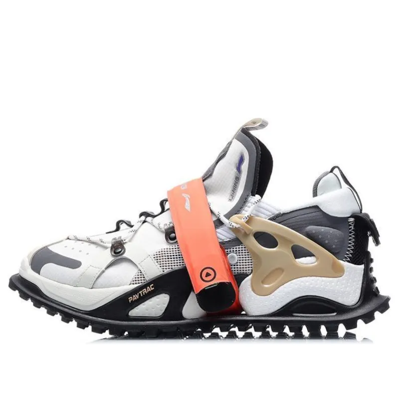 Li-Ning Titan Halo Paris Fashion Week 'White Grey' AGLQ043-6 sold by KicksCrew