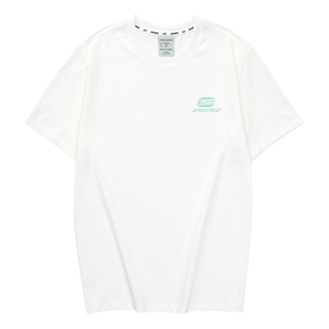 Skechers Causal Tee 'White Blue' L223U046-0074 sold by KicksCrew