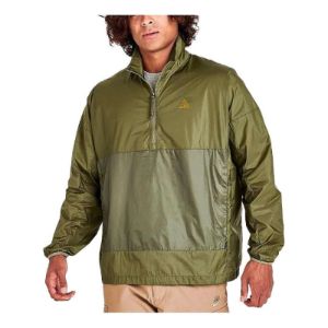 Nike Acg Half-Zip Windbreaker Jacket 'Olive' DN3953-378 sold by KicksCrew