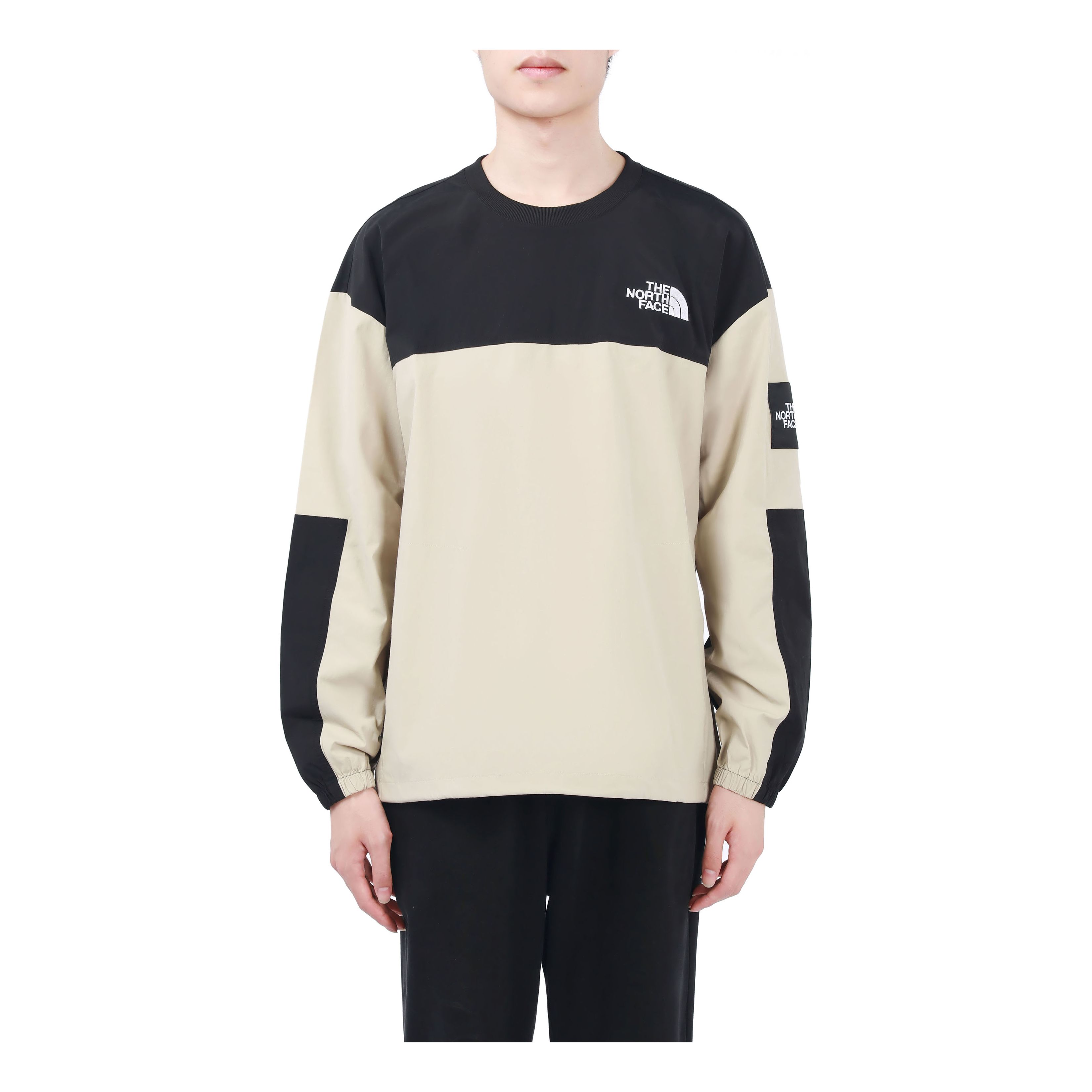 THE NORTH FACE Albany Crewneck Logo Sweater 'Beige' NM5MN04L sold by KicksCrew