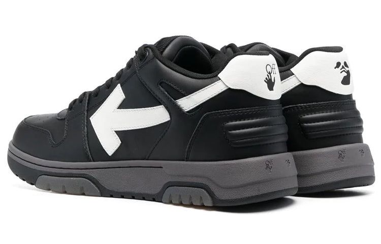Off-White Out Of Office Low-Top Sneakers 'Black White' OMIA189C99LEA0041001 sold by KicksCrew product image thumbnail 3