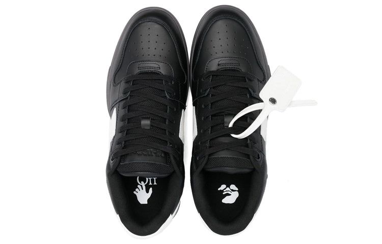 Off-White Out Of Office Low-Top Sneakers 'Black White' OMIA189C99LEA0041001 sold by KicksCrew product image thumbnail 4