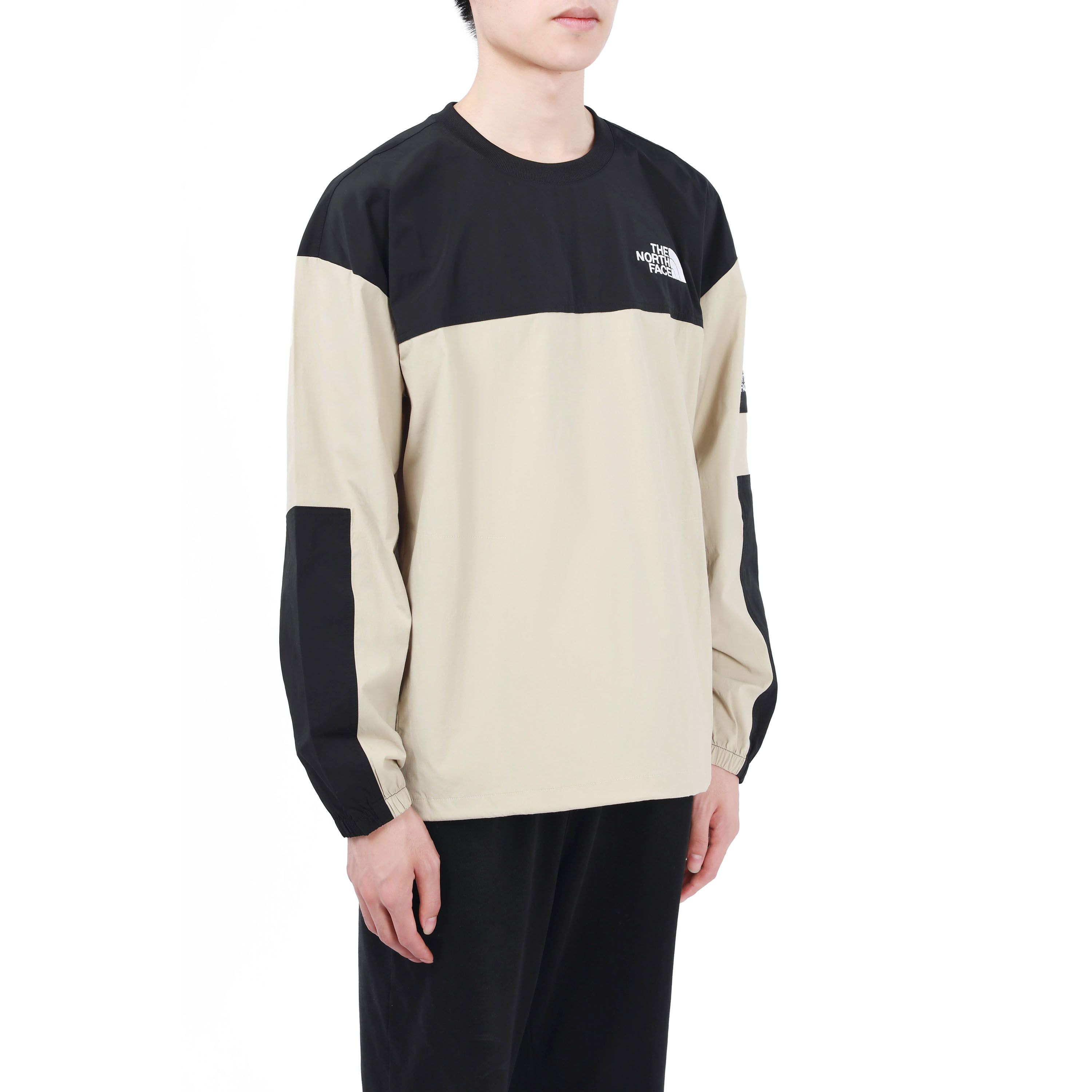 THE NORTH FACE Albany Crewneck Logo Sweater 'Beige' NM5MN04L sold by KicksCrew product image thumbnail 2