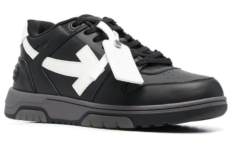 Off-White Out Of Office Low-Top Sneakers 'Black White' OMIA189C99LEA0041001 sold by KicksCrew product image thumbnail 2