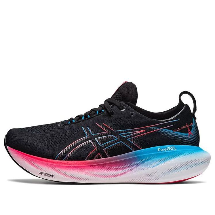 ASICS Gel Nimbus 25 'Black Electric Red' 1011B734-001 sold by KicksCrew