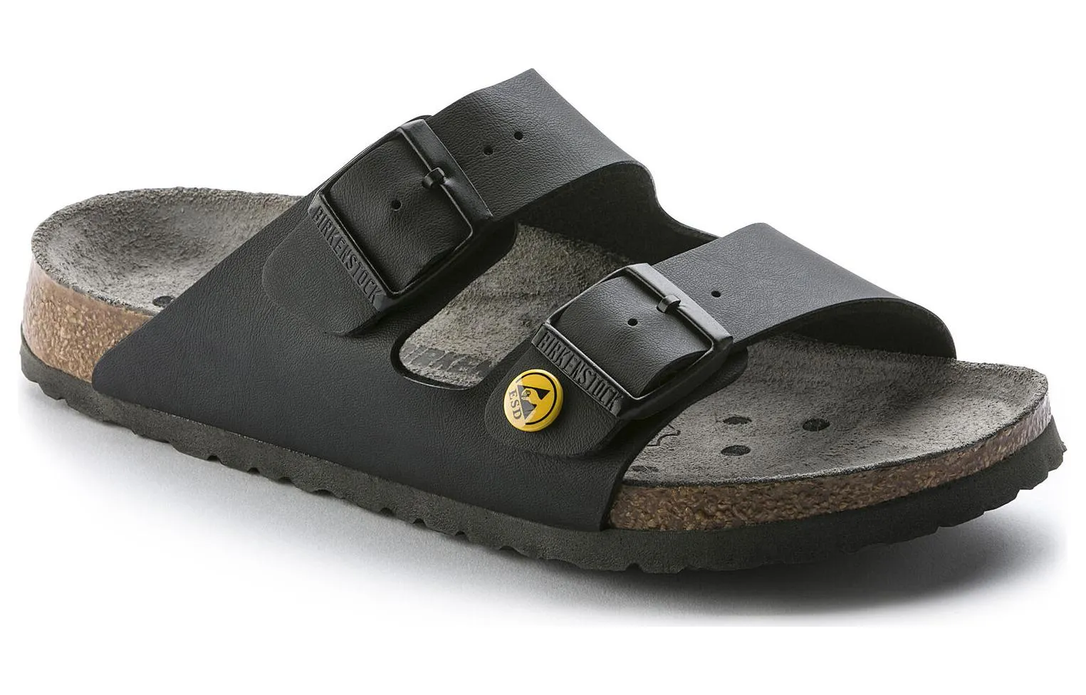 Birkenstock Arizona ESD Birko-Flor Narrow Fit Sandals 'Black' 0089428 sold by KicksCrew product image thumbnail 2