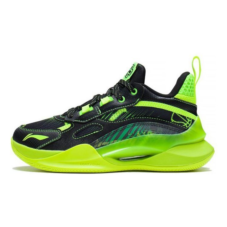 (GS) Li-Ning Pioneer Team 2.5 'Black Neon Green' YKBS050-7 sold by KicksCrew