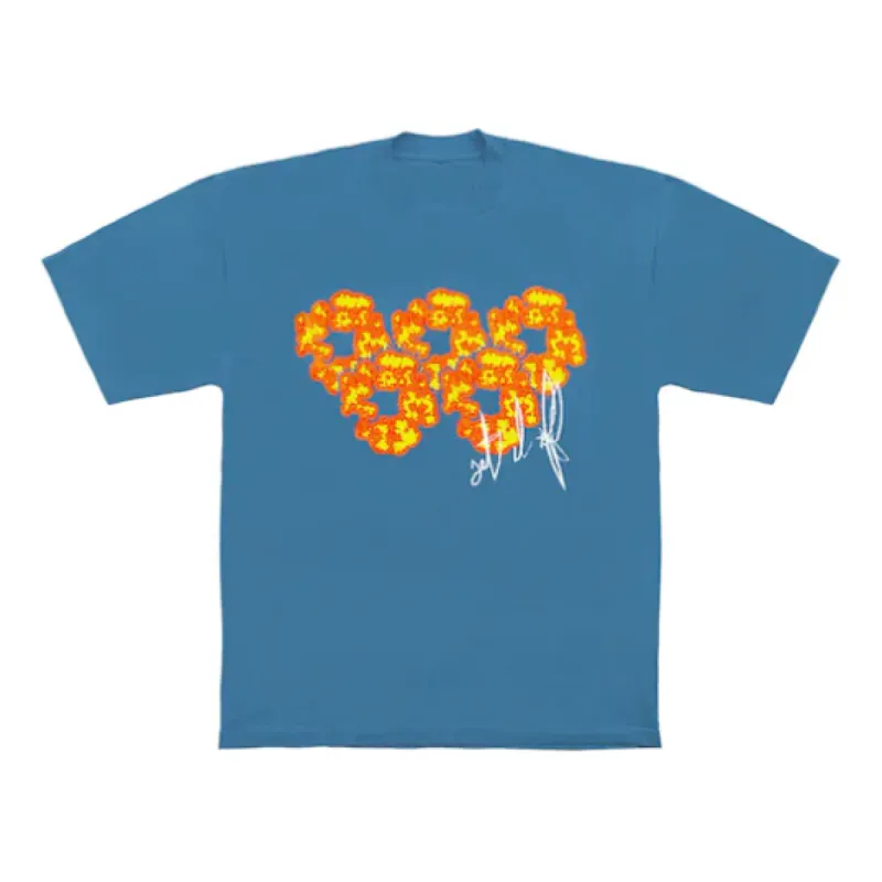 Denim Tears x Offset Set It Off #2 T-Shirt 'Blue' BFSET-SS07-BLUE sold by KicksCrew