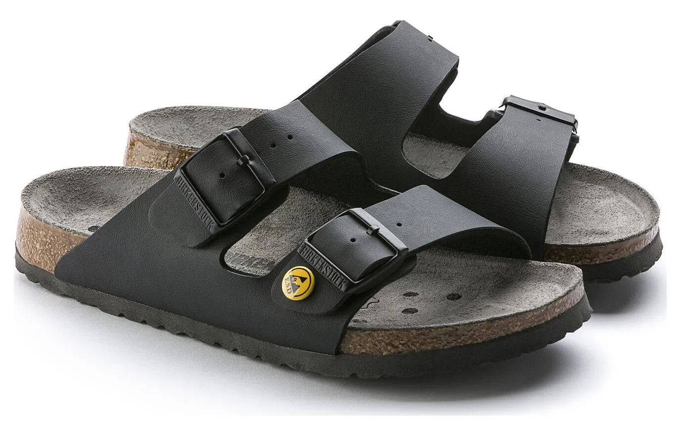 Birkenstock Arizona ESD Birko-Flor Narrow Fit Sandals 'Black' 0089428 sold by KicksCrew product image thumbnail 3