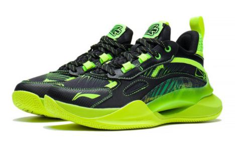 (GS) Li-Ning Pioneer Team 2.5 'Black Neon Green' YKBS050-7 sold by KicksCrew