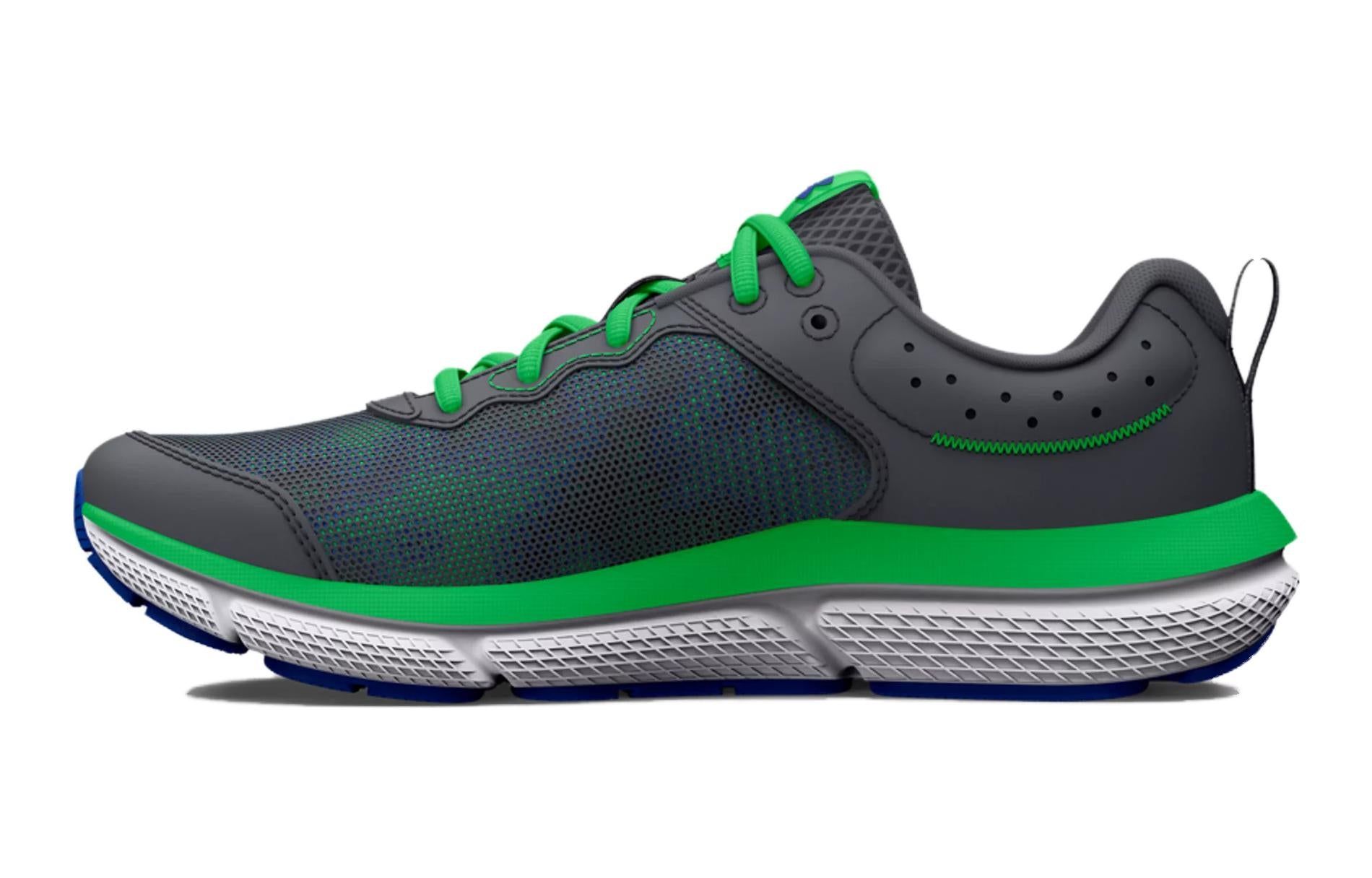 (GS) Under Armour Assert 10 AC Laser 'Pitch Grey Green Screen' 3026784-100 sold by KicksCrew product image thumbnail 2