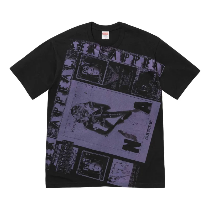 Supreme Collage T-Shirt 'Black Purple' SUP-SS24-156 sold by KicksCrew