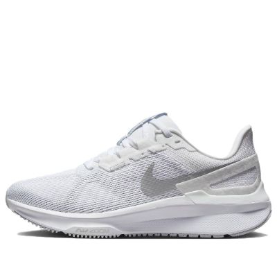 (WMNS) Nike Air Zoom Structure 25 Wide 'White Metallic Silver' FN7996-100 sold by KicksCrew